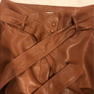 Wilfred faux leather pants, from Aritzia